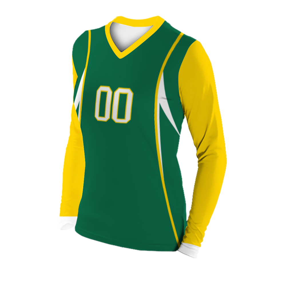Female Long Sleeve Volleyball Jersey
