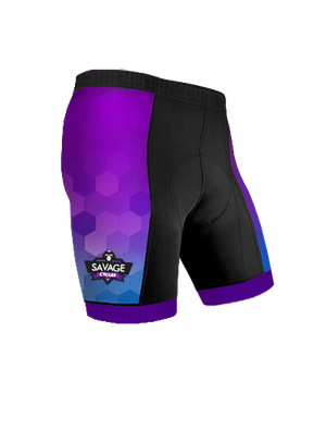 6 Panel Shorts Purple Design