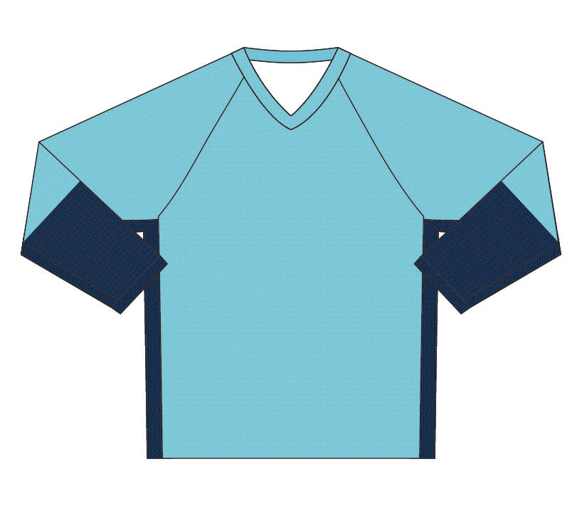 
                
                    Load image into Gallery viewer, Male Downhill Jersey | Two-Tone Blue - ATACsportswear.com
                
            