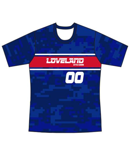 
                
                    Load image into Gallery viewer, Loveland 2019 BLUE 281 - Youth Tech Tee Jersey
                
            