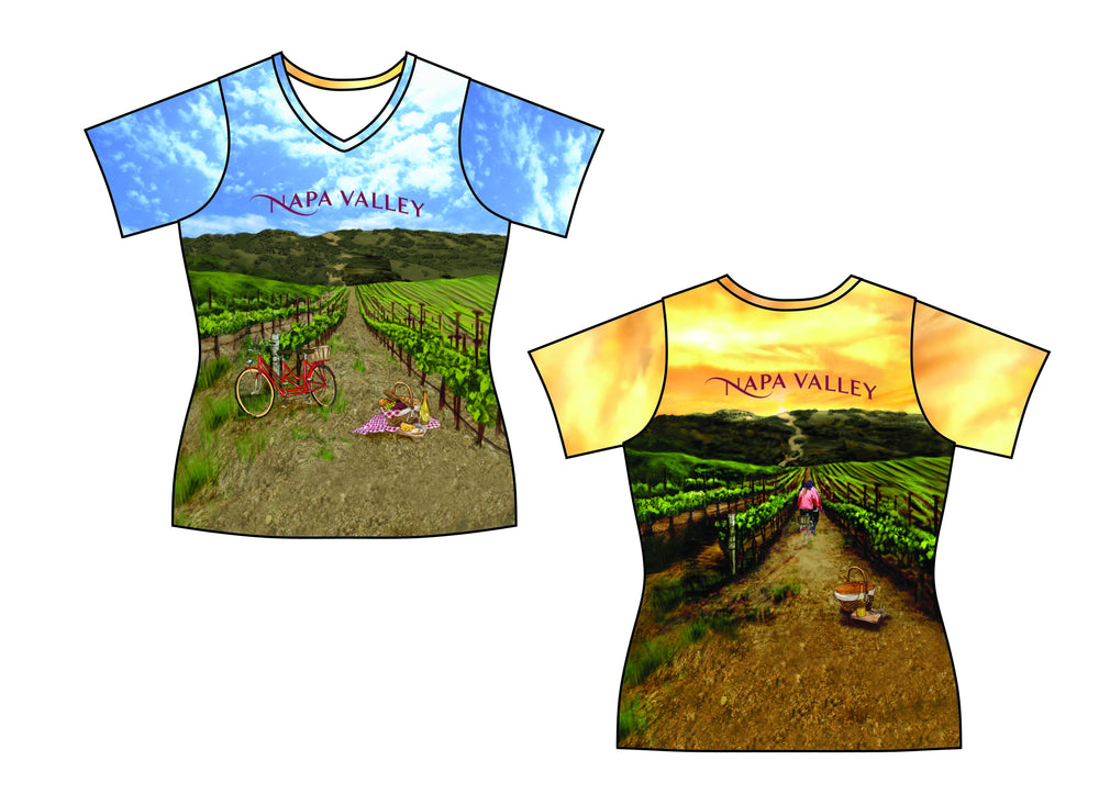
                
                    Load image into Gallery viewer, Napa Valley Custom Female Tee
                
            