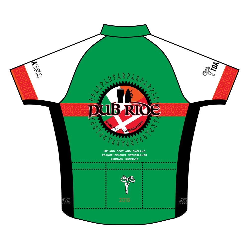 TDA - THE PUB RIDE 2018_Cycling Jersey - Short Sleeve