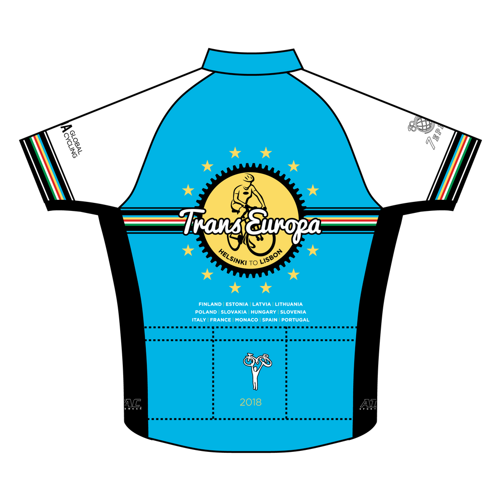 TDA - THE TRANS EUROPE 2018_Cycling Jersey - Short Sleeve