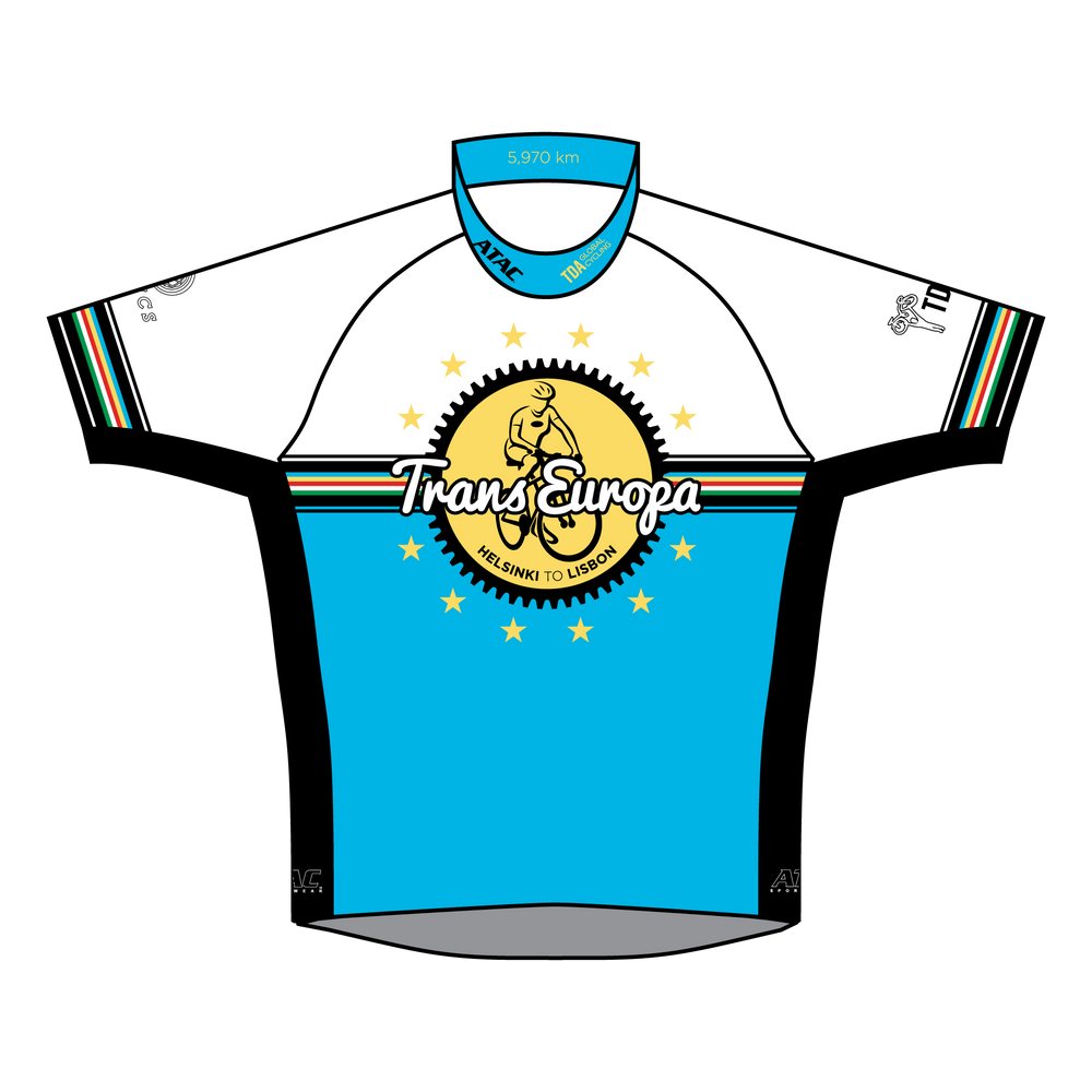 TDA - THE TRANS EUROPE 2018_Cycling Jersey - Short Sleeve