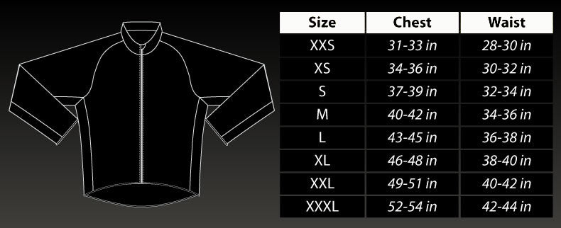 Echelon Jacket Sizing