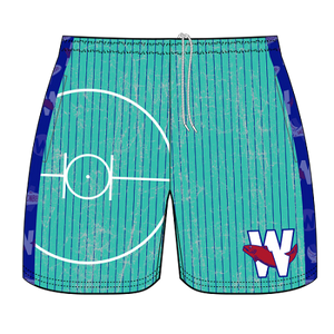 
                
                    Load image into Gallery viewer, Geese Blue Wood Floor Youth Athletic Shorts
                
            