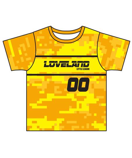 
                
                    Load image into Gallery viewer, Loveland 2019 YELLOW GOLD 130 - Youth Tech Tee Jersey
                
            